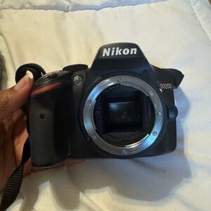 Nikon D3200 Black and Silver DSLR Camera